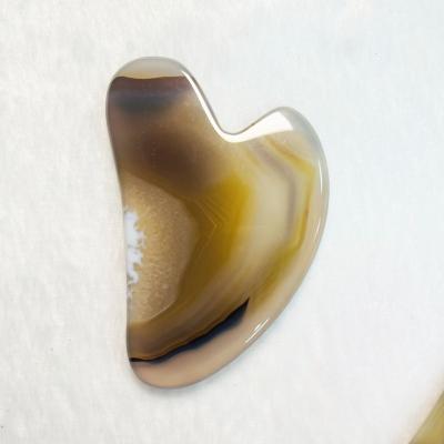 China Face Lift Body Agate Gua Sha Massager Natural Jade Gua Sha Face Tool for sale