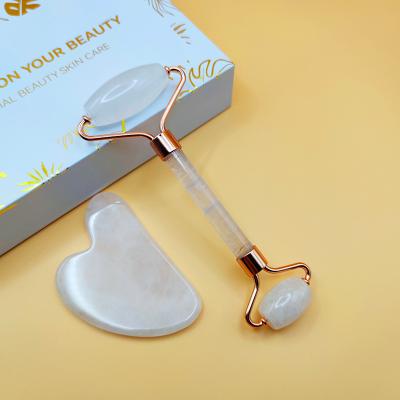 China Skin Care Facial Tools Face Lift Gua Sha Massager Gua Sha Stone White Jade for sale