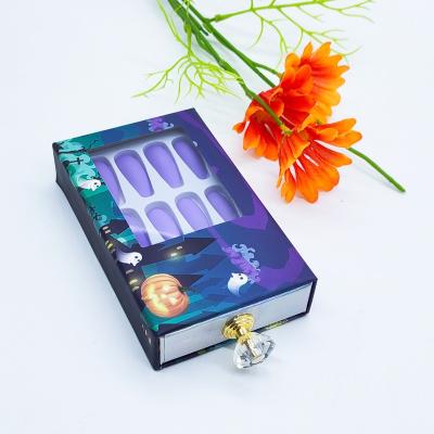 China French Custom Press On Nail Packaging Box Nail Polish Boxes Packaging Nail Box Packaging for sale