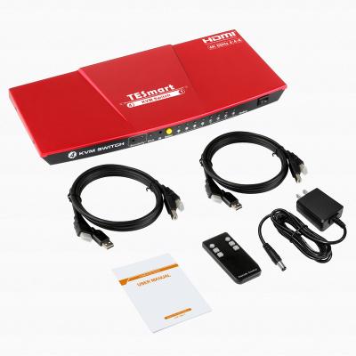 China Hot Selling Auto Scan 4x1 HDMI KVM Switch with EDID Emulators and Auto Switch 4x1 HDMI KVM Switch for sale