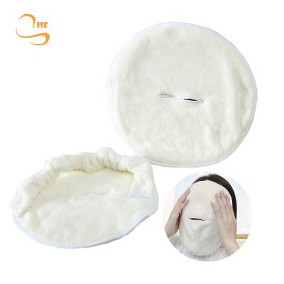 China New Arrival Face Mask Towel Rings Wholesale Moisturizing Soft Warm Fluffy Comfortable Steam Face Mask for sale