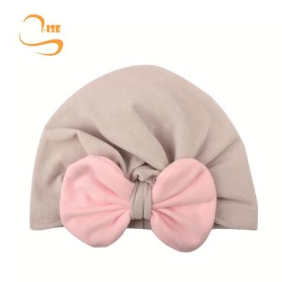 China New Fashion Toddler Fashion Indian Hat Baby Headwear Hat Contrast Color Creative Bow Indian Hat for sale