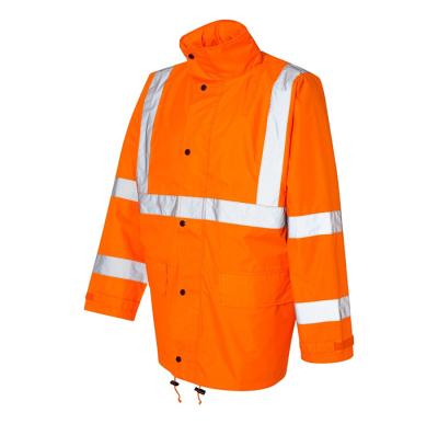 China Visible Water Proof Safety Vest Work Patch With Pocket Safety Guard Reflective Striping Protective Vest for sale