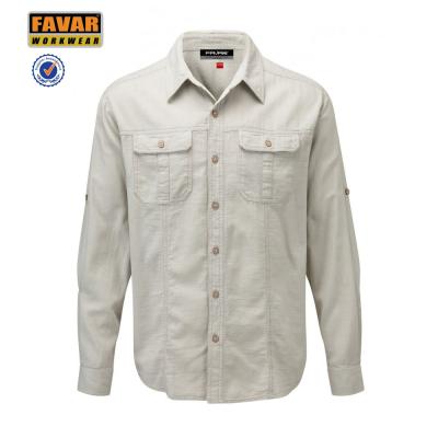 China Custom Work Shirts Anti-Wrinkle Mechanic Custom Work Shirts for sale