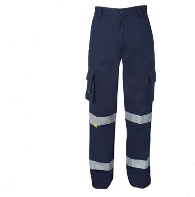 China Thoughtful Pants Cotton Drill Uniform Workwear Outdoor Pants Strip Strength Work Pants Hi for sale