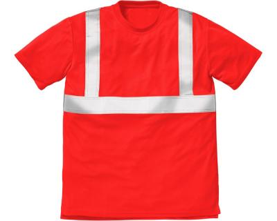 China Anti-Wrinkle Custom 100%Polyester Hi Vis Mens Safety Reflective Cheap T-Shirt for sale