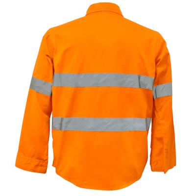 China High Strength Work Shirt Flame Retardant Clothing Manufacturers Customize High Vis Long Sleeve Shirt Flame Retardant for sale