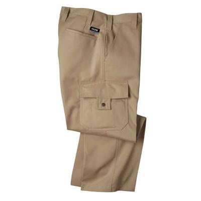 China Anti-Wrinkle Six Pocket Business Cardboard Khaki Uniform Pants for sale