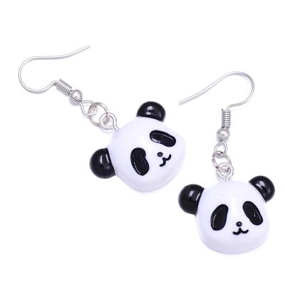 China Drop Earring 2019 Newest Cute Panda Drop Earrings Party Accessories White Black Acrylic Earring Lovely Gift For Women Jewelry Pendant for sale