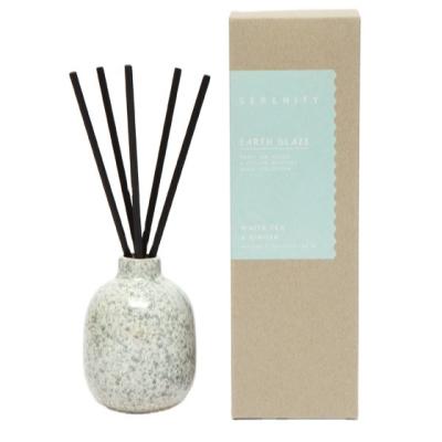 China Luxury Ceramic Reed Diffuser Home Fragrance Sustainable Bottle Aroma For Room Hotel Customized OEM ODM for sale