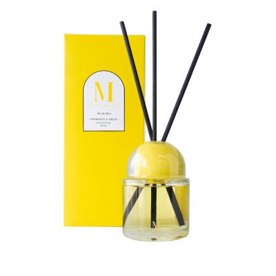 China Costumized Viable 200ml Luxury Reed Diffuser with Glass Bottle and Sticks for Home Decor for sale