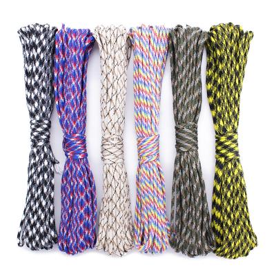 China Outdoor Survival Parachute 350 Rope 7Strand 4mm Survival Paracord Wholesale Rope for sale