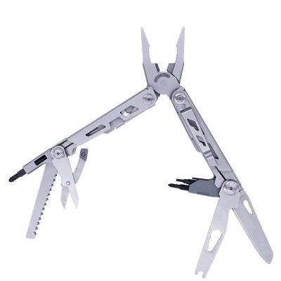 China Outdoor Camping Increasing Multifunctional Survival Gear Emergency Screwdriver Small Glass Breaker Folding Displacement Pliers With Scissors for sale