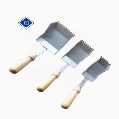 China Garden Tool Carbon Steel And Wooden Handle Sand Scoop As Garden Tool for sale