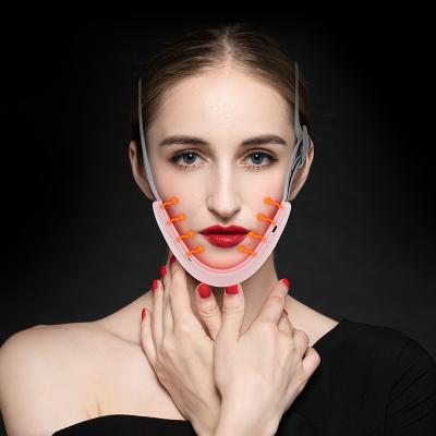 China Hot Sale 2021 Face Lift Vibration Facial Massager Smart Face Lifting Instrument Slimming V Face Shaping Face Beauty Light Instrument for sale