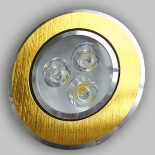 China Warm White Gold 1 Watt LED Spot Light Bulbs for Business / Home E26 E27 B22 Socket for sale