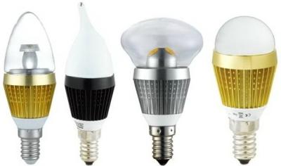 China Indoor LED Candle Light Bulbs Home Decorative Lighting , 5050 SMD E27 / E26 Socket for sale