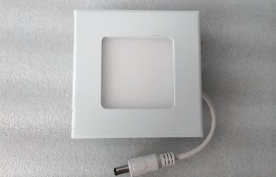 China 3W Ultra Thin Square LED Flat Panel Light For House Lighting 220V Ra80 , High Lumen Efficiency for sale