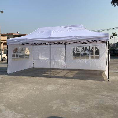 China Custom 3X6 (10 ftX20 ft) Steel Frame Outdoor Gazebo Tent Outdoor Folding Tent for sale