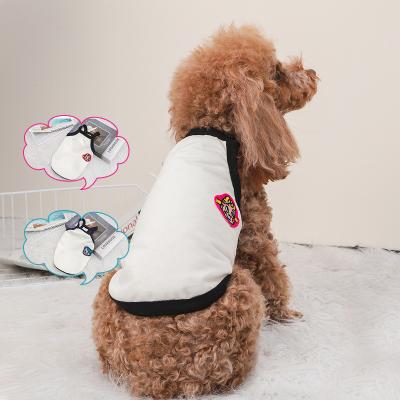 China Breathable Dog Cat Lovely Vest Cat Vest With Lovely Patterns New Viable Hot Sale Pet Dog Vest Tank Tops Summer for sale