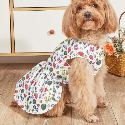 China New Viable Style Dog Cat Pet Clothes Spring Summer Princess Skirt Dog Dress Pet Clothes for sale