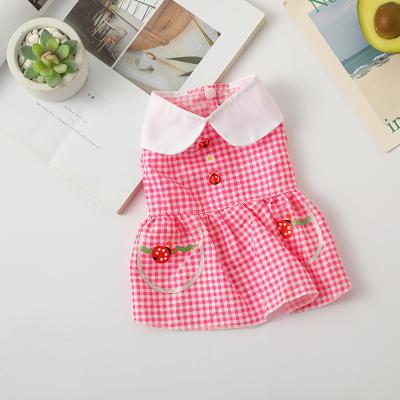 China Wholesale Hot Sale Pet Clothing Summer Viable New Pet Clothing 1-3 Years Cat Dress Designer Dog Dress For Girl for sale