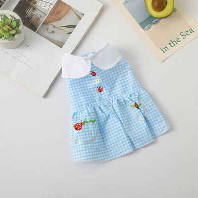 China 2023 Viable Hot New Pet Apparel Summer Clothes Pet Apparel Fashion Dress Designer Dog Dress For Girl for sale