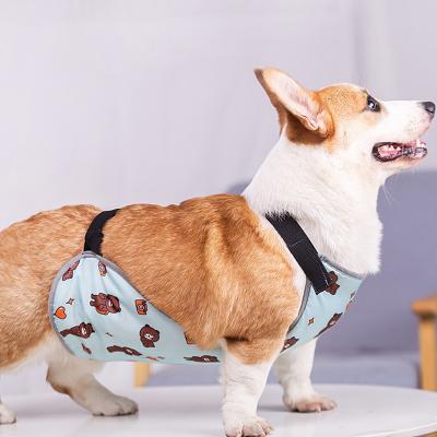 China Cute Viable Hot Selling Four Seasons Dog Household Belly Pad Clothes Pet Belly Strap for sale