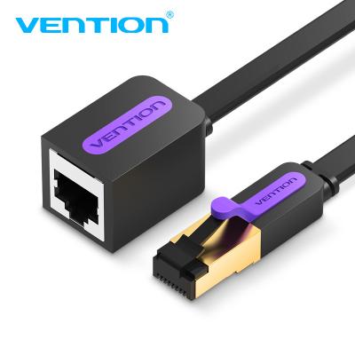 China Other high quality 600mhz ethernet cable jumper rj45 male 8m to female SFTP network extension cable CAT7 flat cable for sale