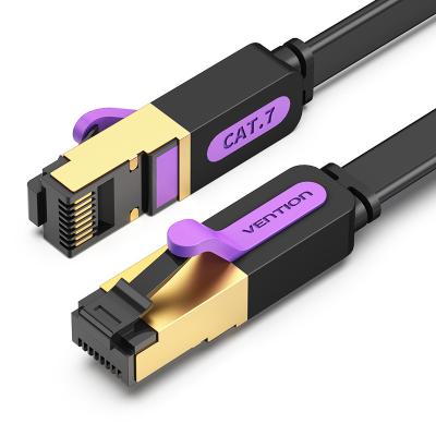 China Other 20m long gold plated 8 core network cable rj45 8p 600mhz flat cat shielded ethernet jumper for sale