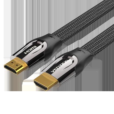 China Hot Selling 3m AASBI BLACK COMPUTER Nylon Braided Flat Audio Video Cable 4k HDMI Cable High Speed ​​HDMI Cable for sale