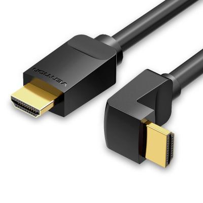 China COMPUTER AARBJ 5m 90 Degree Elbow 4K Ultra HD 3D 1080P HDMI 2.0 Right Angle Cable For PC Laptop TV for sale