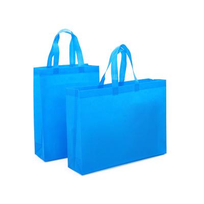 China Different Colors Handled Recycling Custom Logo Promotional Non Woven Shopping Tote Bag for sale