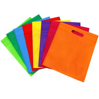 China Cheap Eco Friendly Reusable Packaging Handled Custom Logo Non Woven Printing Bags for sale