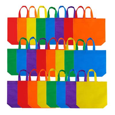 China Women Eco Fabric Handled Large Foldable Reusable Unisex Nonwoven Shopping Bags for sale