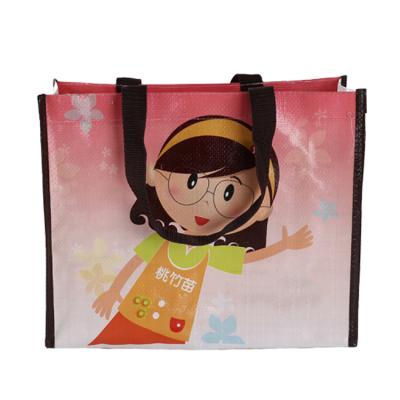 China Wholesale Fashion Promotional Cheap Eco Friendly Reusable Wholesale Design Treated PP Bag Non Woven Shopping for sale