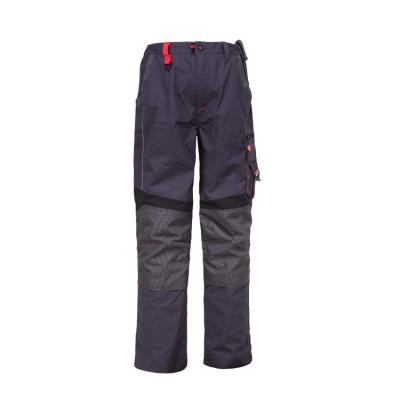 China Custom Black Security Officers Cargo Clothes Pants With Knee Pad 6 Pocket Wear Work Pants for sale