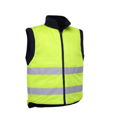 China New Style Custom Jackets Outdoor Safety Sleeveless Reflective Workwear Winter Vest Jacket For Man Vest for sale