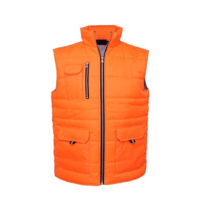 China New Style Wholesale Custom Polyester Work Waterproof Windproof Sleeveless Volunteer Men's Sleeveless Plus Size Utility Working Vest for sale