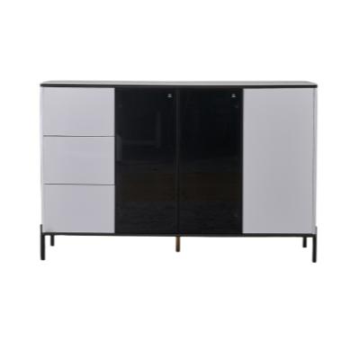 China Multifunctional Custom Modern Light Cabinet Furniture Cabinet Wall Storage Luxury Wooden Dining Sideboard for sale