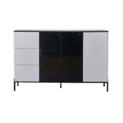 China Luxury Fashion Multifunctional Hot Selling White Kitchen Dining Room Side Cabinet With Door And Drawer for sale