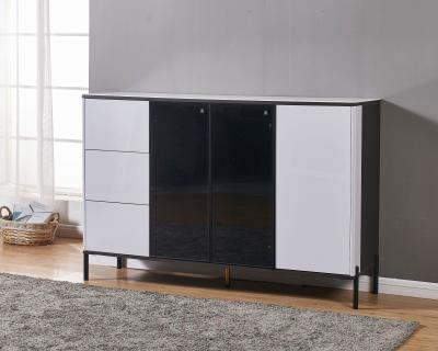 China Solid wood multifunctional modern simple side cabinet with the door living room storage cabinet household storage cabinet cupboard for sale