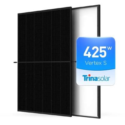 China Top Efficiency Trina Solar PV 425W 420W 405W Bifacial Solar Panels With TUV/CE Certification 182*182mm for sale