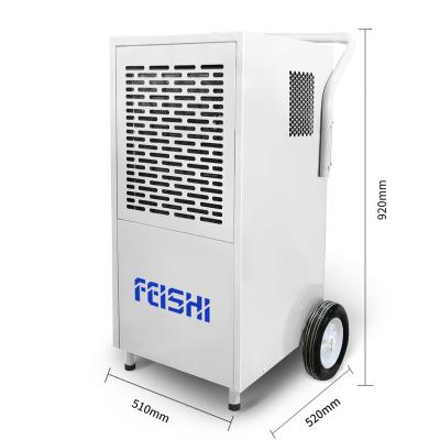 China 80L/Day Hotels Industrial Dehumidifier Adjustable Humidistat Dehumidifier for sale