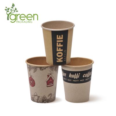 China Disposable 4oz Insulated Brown Kraft Paper Cup 3oz Disposable Espresso Cup 100ml Glass Coffee Cup Take Out for sale