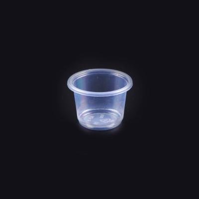 China Eco - Friendly Plastic Shot Glass Cup Printed Plastic Cup Mini Clear Plastic Cup Jelly for sale