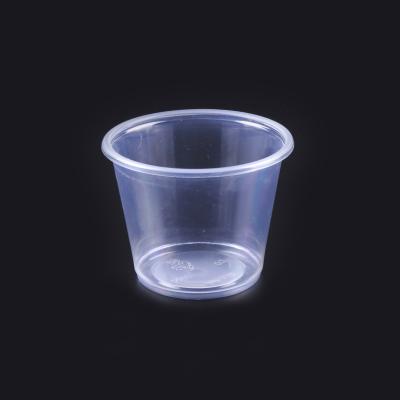 China 4 oz Plastic Cup PP Party Cups Single Wall Premium Sauce Container Biodegradable Vasos De Cups for sale