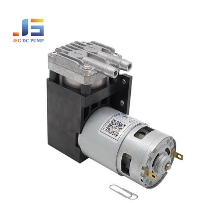 China Oilless 12v 24v DC Piston Vacuum Pump Suction Pump Precision Aluminum Alloy Micro Diaphragm Pump for sale