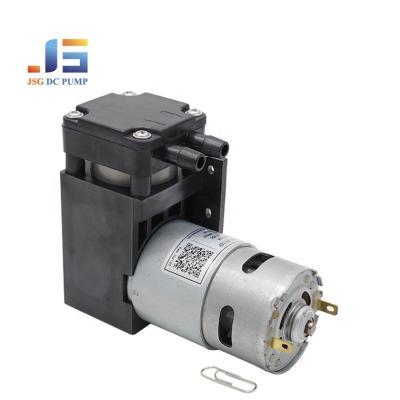 China Oilless 45w 35lpm 6bar rocking piston dc pump bomba ar 12v vacuum and gas pressure pump manufacturer for sale