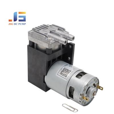 China Oilless 85kpa ​​-637mmHg Micro Aluminum Piston Self Suction DC 12v 24v Vacuum Vacuum Diaphragm Pump for sale